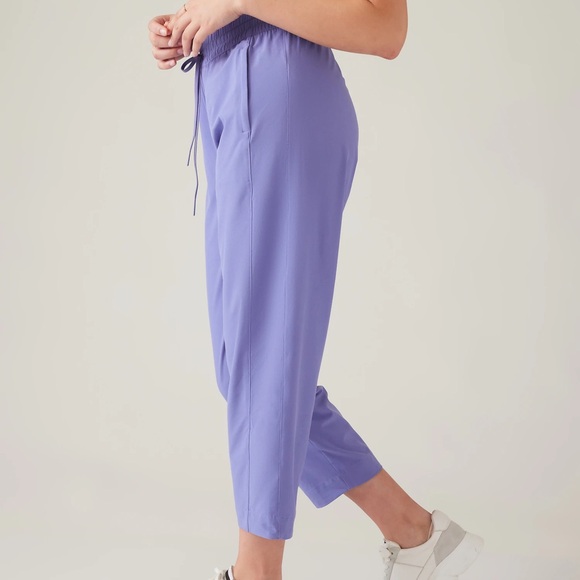 Athleta Arrival Pant in Adonis Purple Blue NWOT - Picture 3 of 10